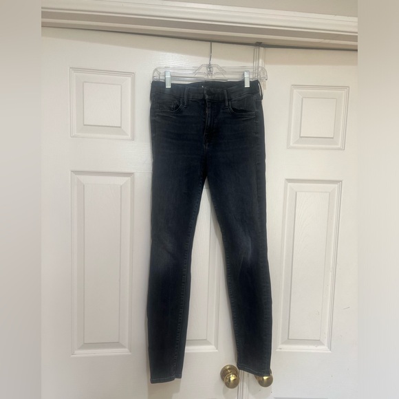 MOTHER Denim The LOOKER Night Hawk Black Skinny Jeans Women’s Size 27  Denim - Picture 1 of 12
